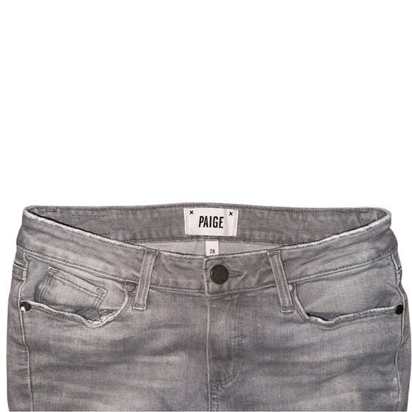 PAIGE Verdugo Ankle - Dove Grey Dest. - Picture 9 of 10